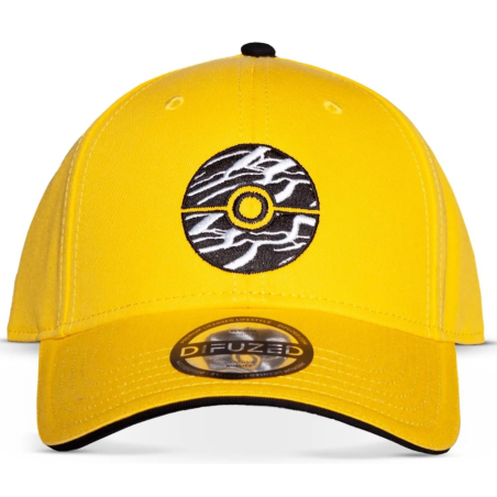 Casquette Pokémon Poké Ball Jaune Ajustable | GEEK HEAD