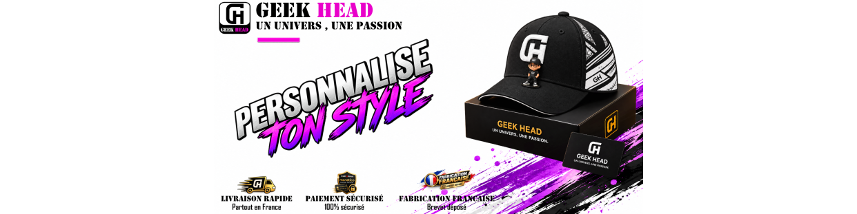 Personnalisation Collector GEEK HEAD | Univers & accessoires compatibles