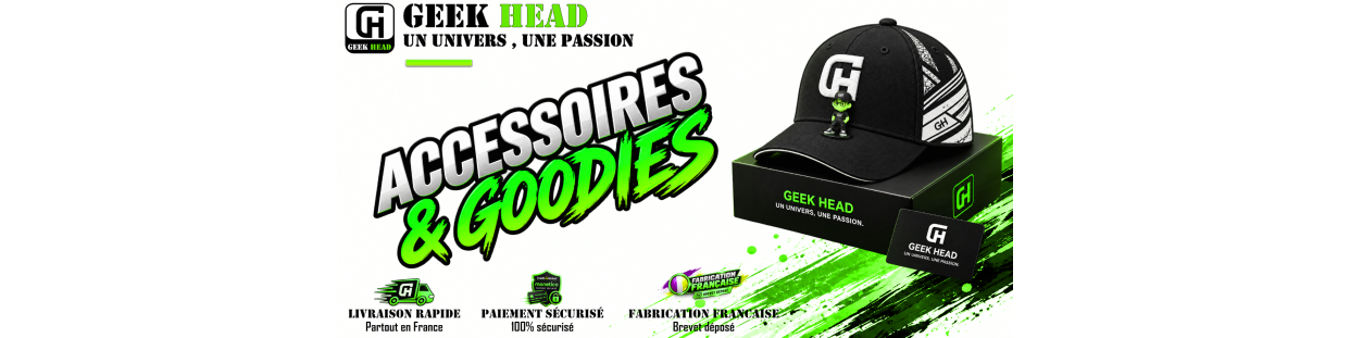 Accessoires & Goodies GEEK HEAD | Univers Geek & Collector