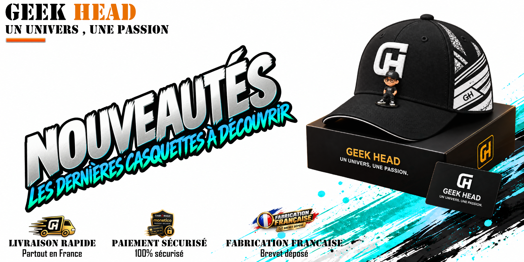  Nouveautés GEEK HEAD 